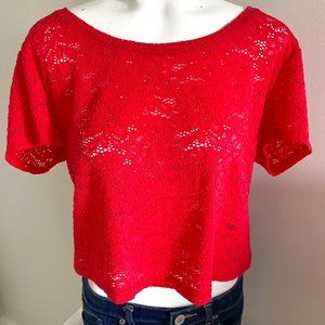 Cropped Lace Top